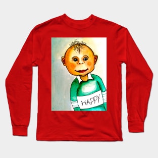 Happy boy Long Sleeve T-Shirt